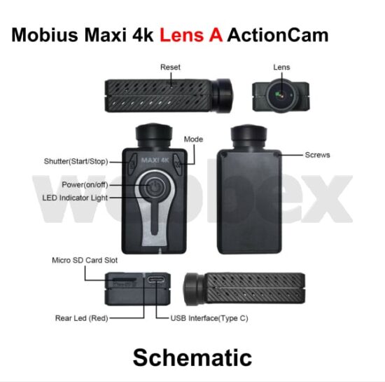 Mobius Maxi 4K Lens A Battery Version