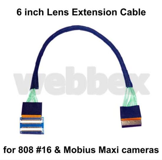 6 Inch Mobius Maxi and 808 #16 Lens Extension Cable