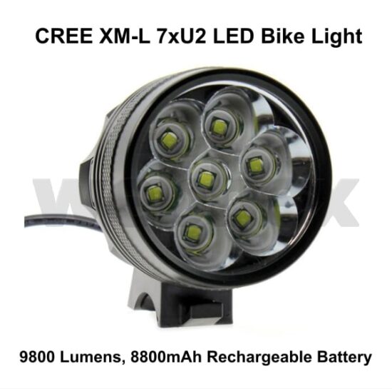 Cree 9800 Lumen Bike Light