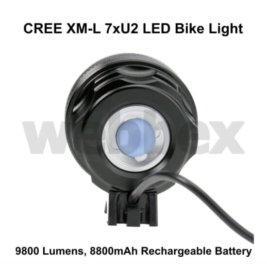 Cree 9800 Lumen Bike Light