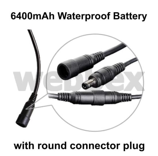 6400mAh Waterproof Battery