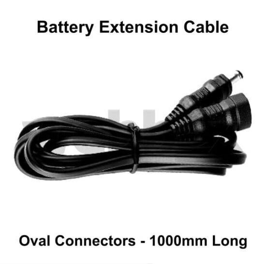 Battery Extension Cable Oval Connectors