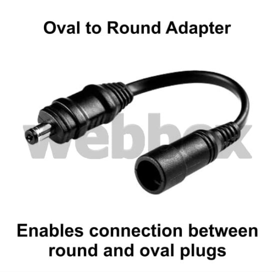 Oval to Round Adapter