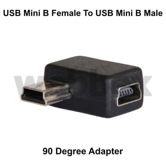 USB Mini B Female to Mini B Male