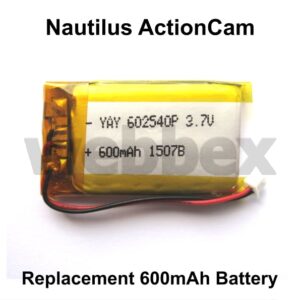 Nautilus Action Camera Replacement Battery