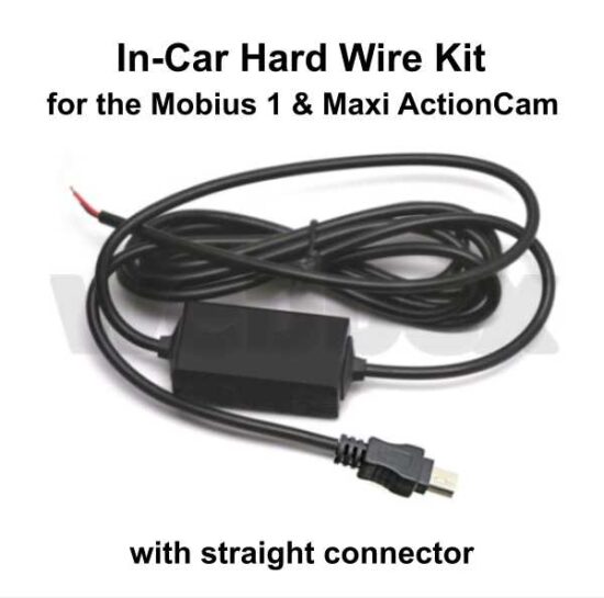 Mobius In Car Hardwire Kit with Straight Connector