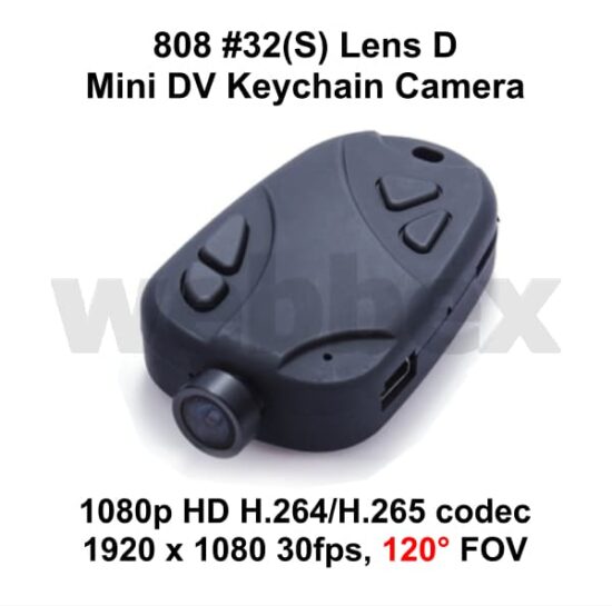 808 #32(S) Lens D Wide-Angle Keychain Camera