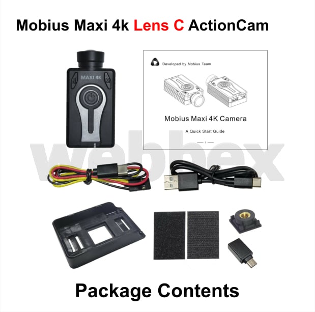 Mobius Maxi 4K Lens C Battery Version
