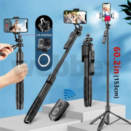 1.5 metre Remote Control Tripod / Selfie Stick