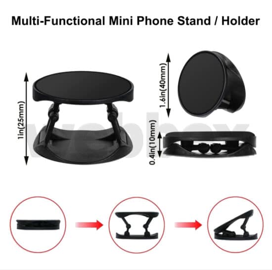 Multi-Functional Mini Phone Stand Holder