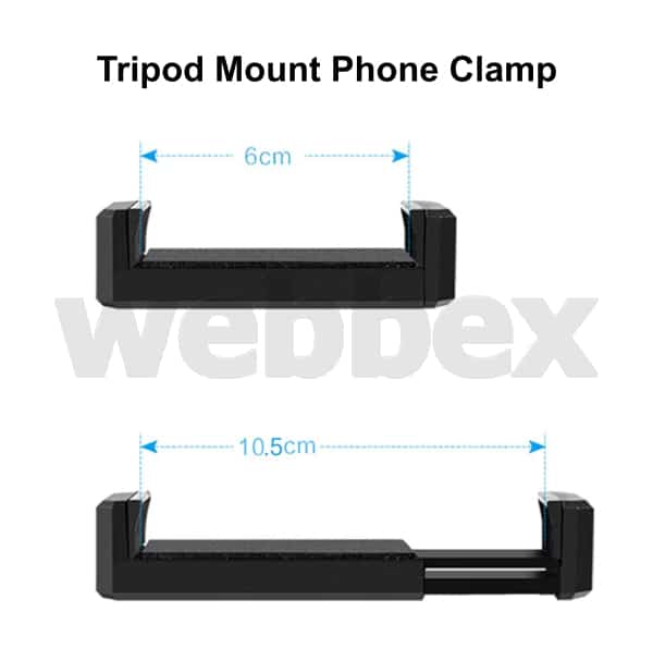 Tripod Mount Phone Clamp