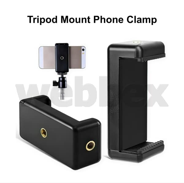 Tripod Mount Phone Clamp