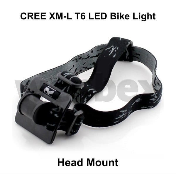 Lights4Bikes Cree XML 1xT6 LED rechargeable 1800 lumen bike light.