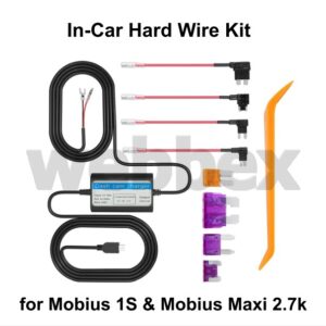 Mobius 1S and Mobius Maxi 2.7K In-Car Hard Wire Kit