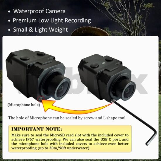 Mobius SLL1 IP67 Waterproof Camera