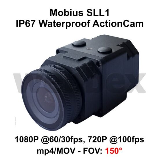 Mobius SLL1 IP67 Waterproof Camera