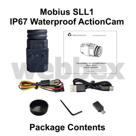 Mobius SLL1 IP67 Waterproof Camera