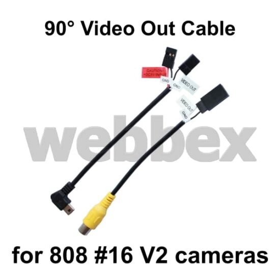 808 #16 V2 Replacement Right Angle Video Out Leads