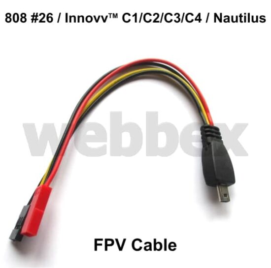 808 #26 / Innovv C1/C2/C3/C4 / Nautilus FPV Cable