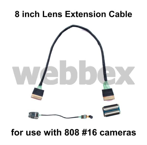 8" 20cm Lens Extension 24 pin Longer Cable 808 #16 HD Car Key Pocket Camcorder 2 