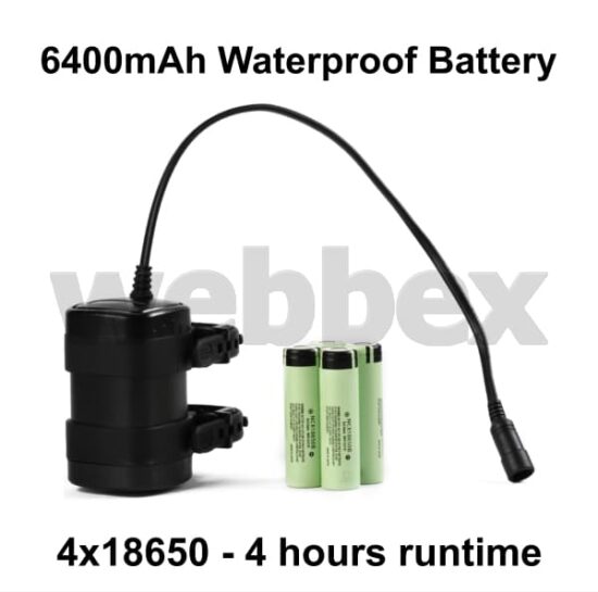 6400mAh Waterproof Battery