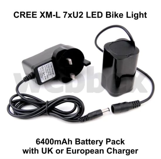 Cree 9800 Lumen Bike Light