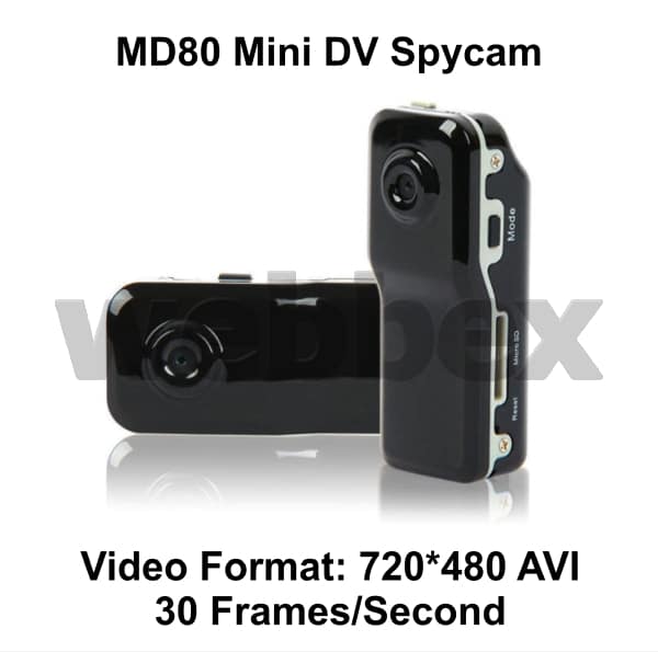 Video Recorder Camera Super Mini Spy Digital MD80 Thumb Video 