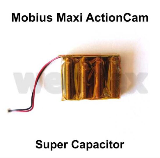 Super Capacitor for the Mobius Maxi ActionCam