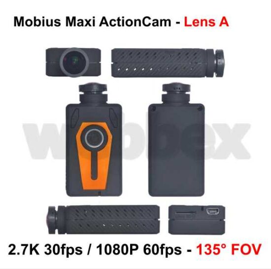 Mobius Maxi Action Camera - Orange Lens A