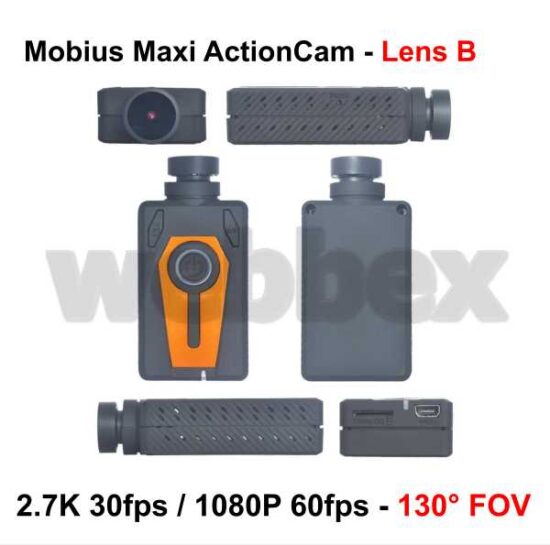 Mobius Maxi Action Camera - Orange Lens B