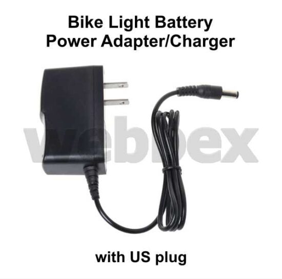 Bike Light Battery Power Adapter/Charger US