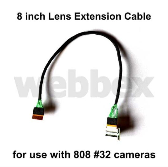 8 inch Lens Extension Cable for 808 #32 Cameras