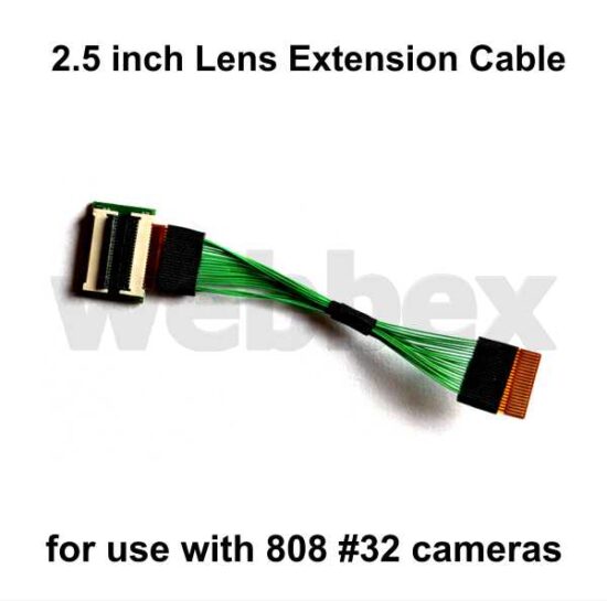 2.5 inch Lens Extension Cable for 808 #32 Cameras