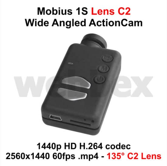 NEW MOBIUS 1S LENS C2 1440P WIDE-ANGLED ACTION CAMERA – Webbex Mini DV ...