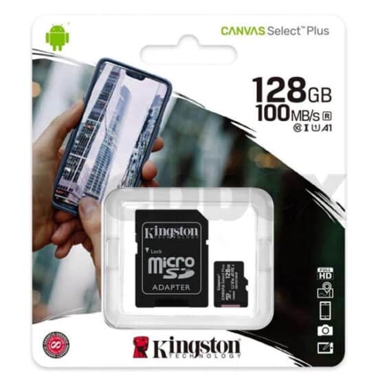 Kingston 128GB Class 10 Canvas Select Plus Memory Card