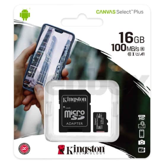 Kingston 16GB Class 10 Canvas Select Plus Memory Card