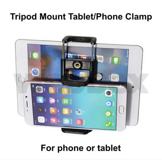 Tripod Mount Phone and Tablet Mount