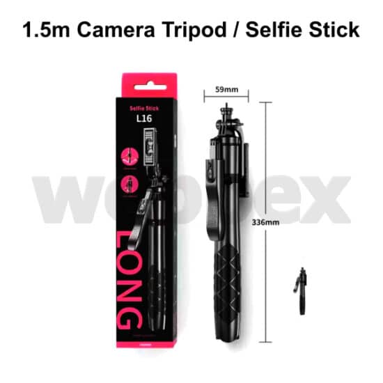 1.5 metre Remote Control Tripod / Selfie Stick